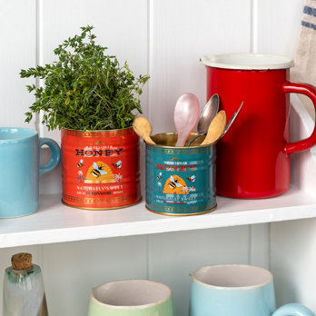 mini storage tins (set of 2) - honey