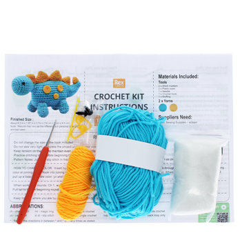 kit crochet - dinosaure
