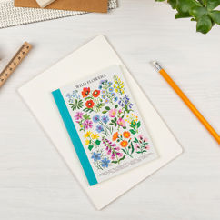 a6 notebook - wild flowers