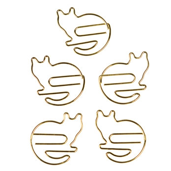 cat paper clips (set of 5) - nine lives