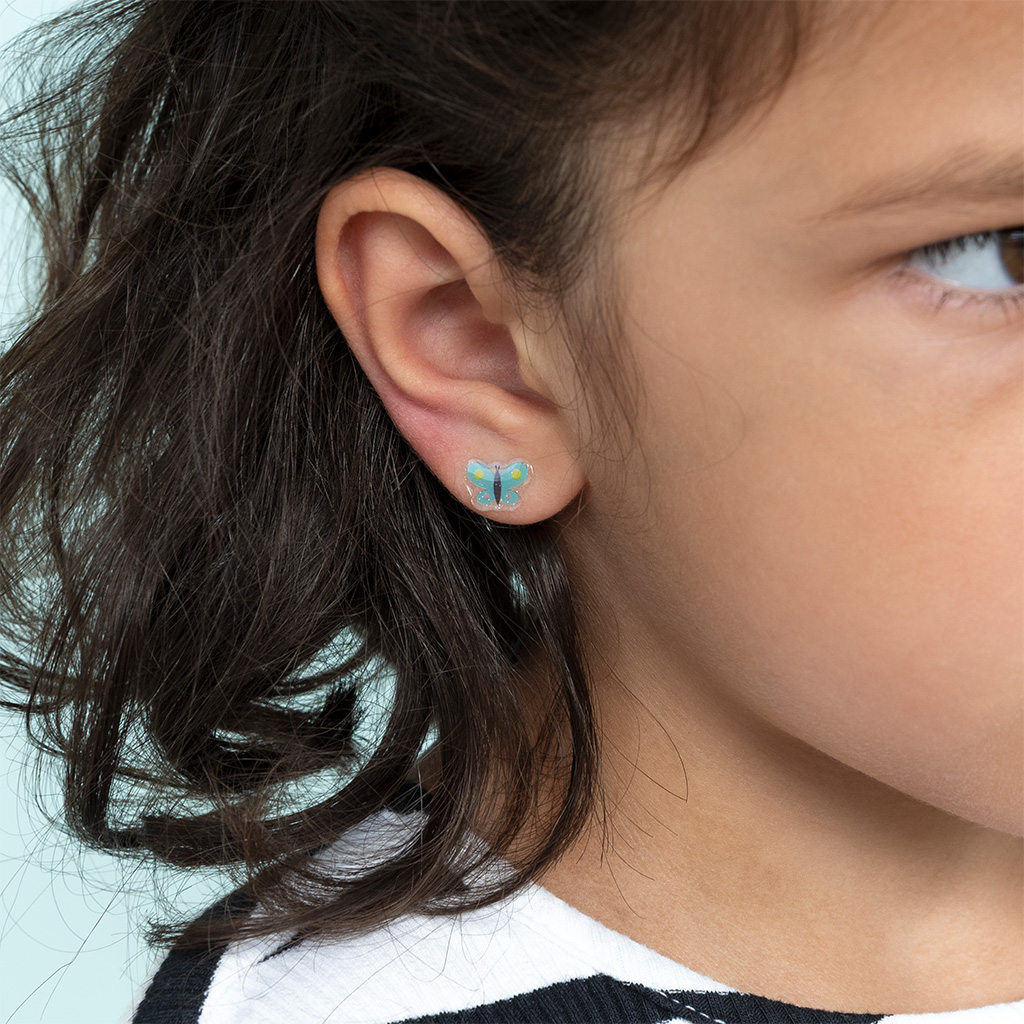 boucles d'oreilles autocollantes (40 paires) - cerise