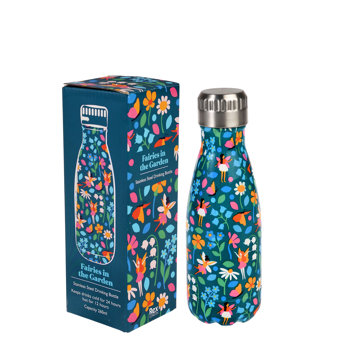 stainless steel bottle 260ml - fairies in the garden