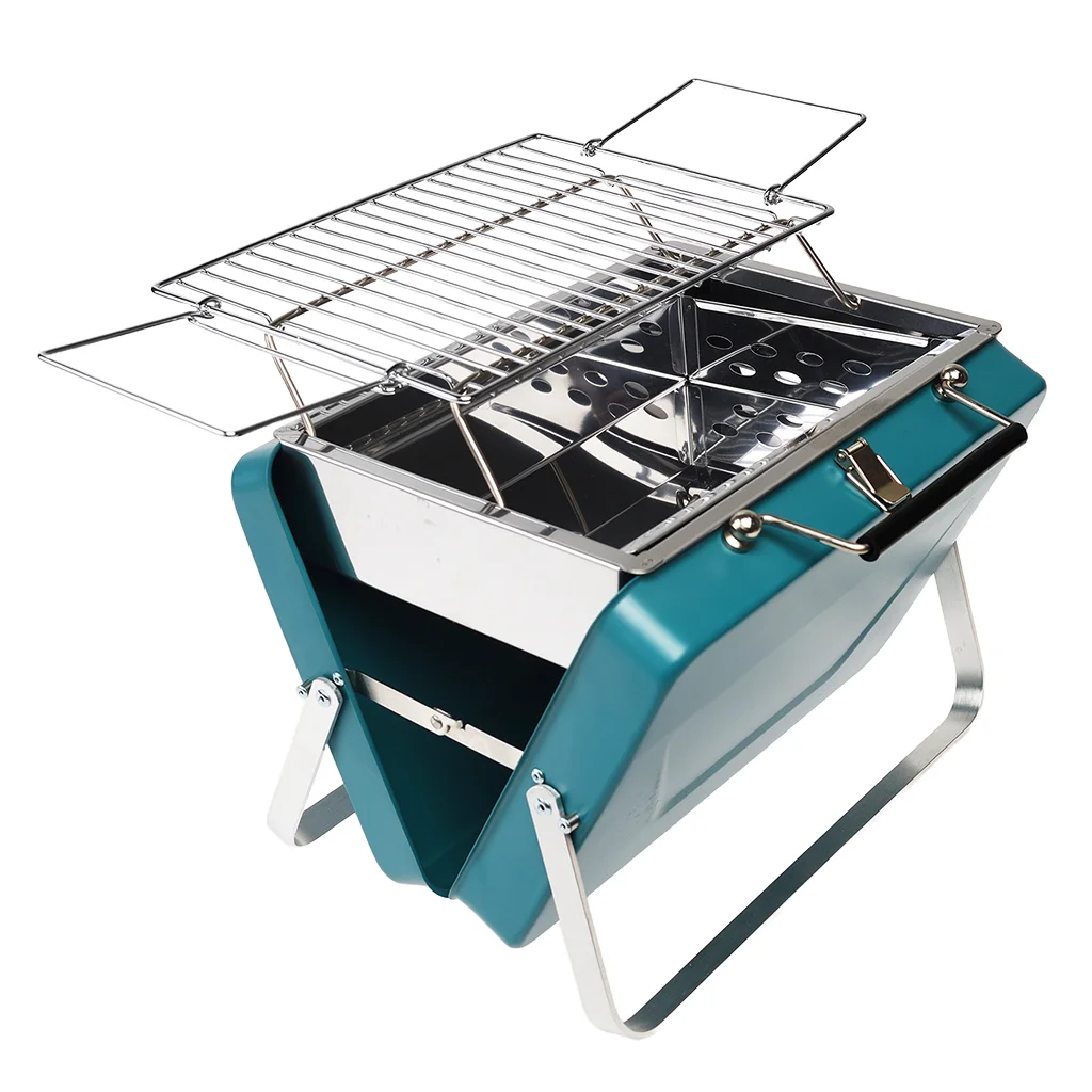 valise portable barbecue - bleu