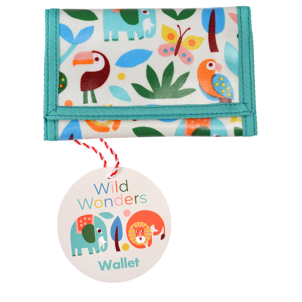 children's wallet - wild wonders