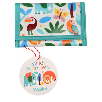 children's wallet - wild wonders