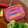 handcrafted beaded makeup bag - sardines
