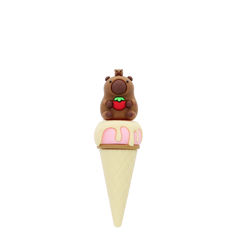 capybara ice cream highlighter - pink