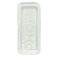 rectangular enamel trinket tray - light grey