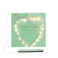 small metal heart led light (14cm)