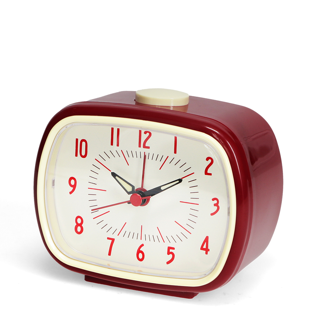 retro alarm clock - red