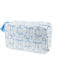 trousse de toilette matelassée - blue bows