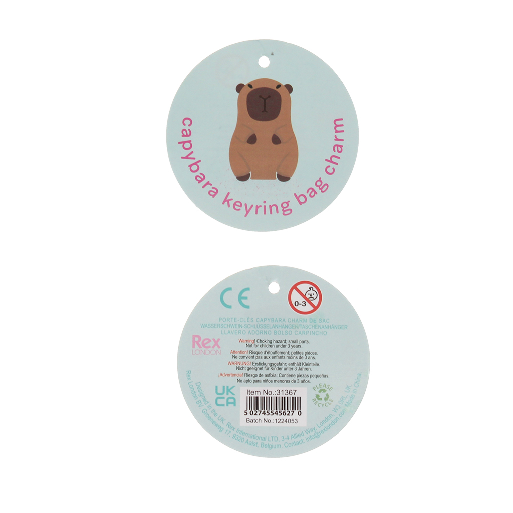 porte-clés bijou de sac - capybara