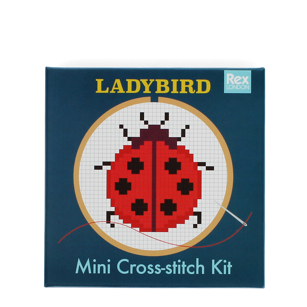 mini cross-stitch kit - ladybird