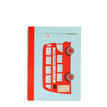 carnet a6 - tfl bus impérial londres