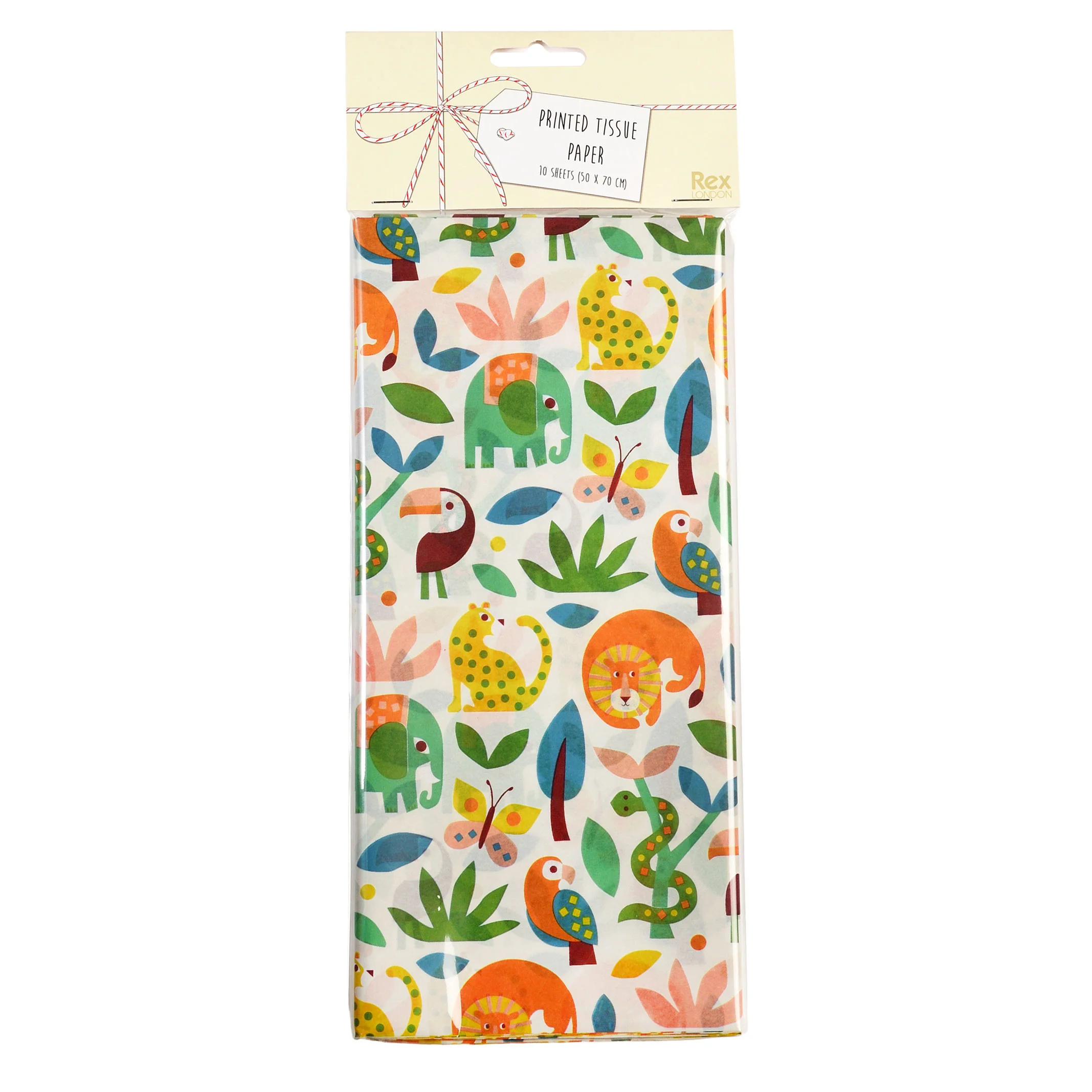 papel de seda wild wonders (10 hojas)