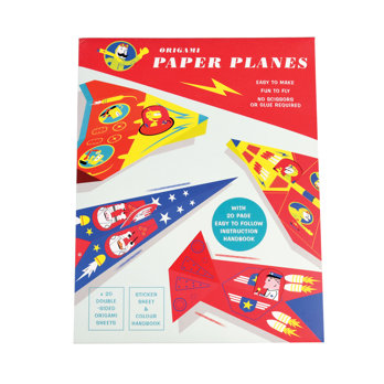 children's origami kit - paper planes