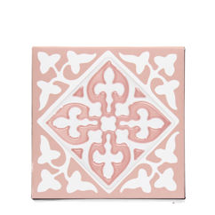 ceramic coasters (set of 2) - pink