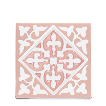 ceramic coasters (set of 2) - pink