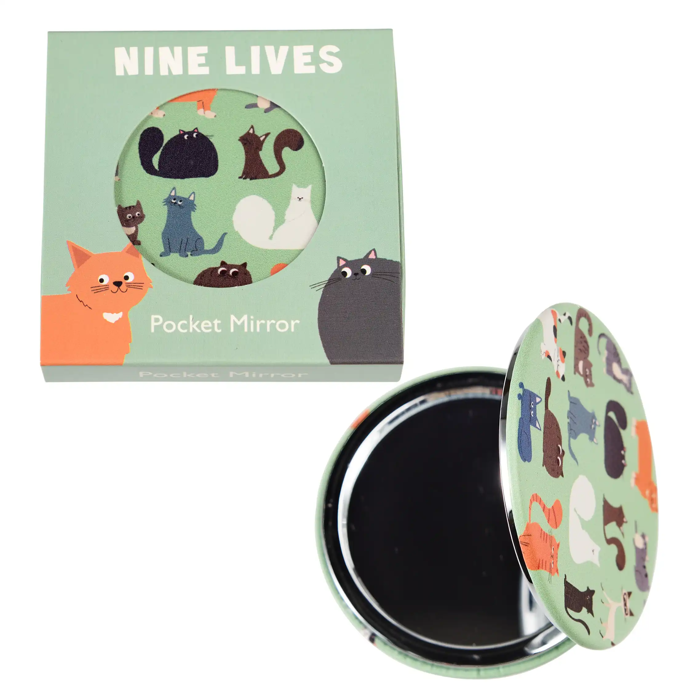 pocket mirror - nine lives