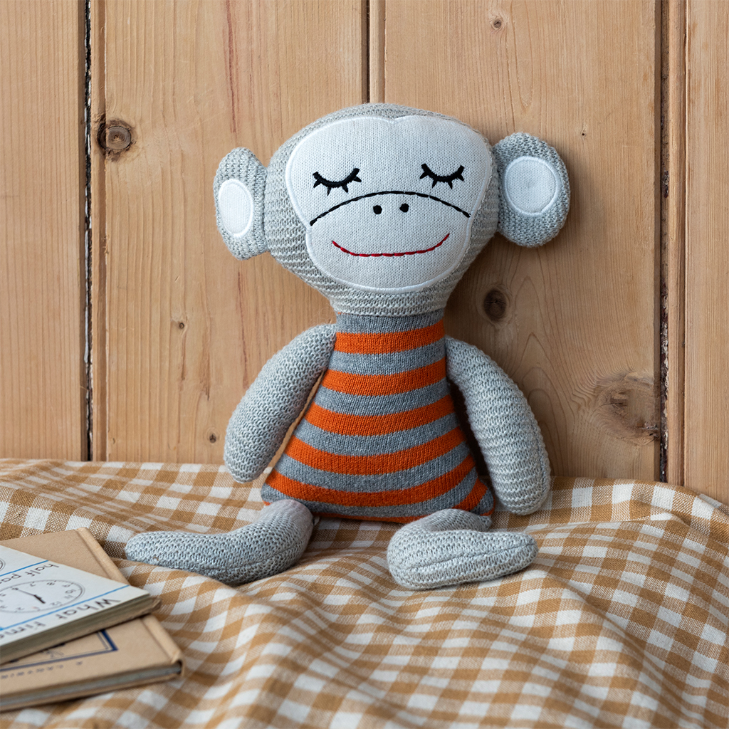 knitted soft toy - monkey