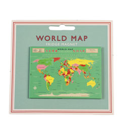 aimant de réfrigérateur﻿ world map