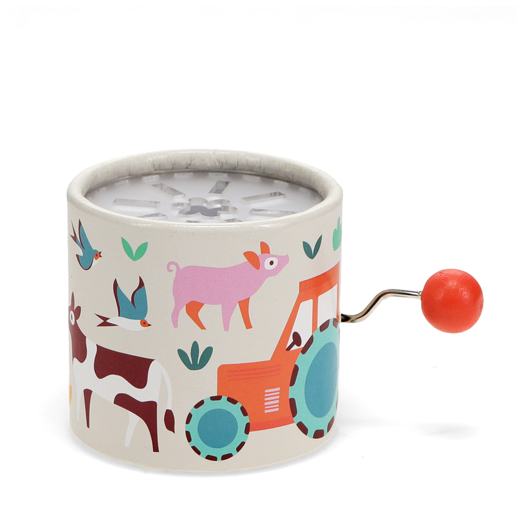 aufziehbare spieluhr - farmyard