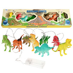 string of led dinosaur lights - prehistoric land
