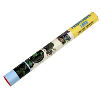glow in the dark poster - prehistoric land glow in the dark poster - prehistoric land