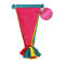 colourful tasselled cotton bunting (3 metres)