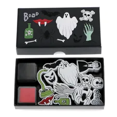 set of mini stamps - spooky  set of mini stamps - spooky