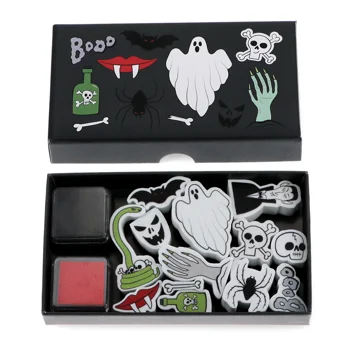 set of mini stamps - spooky  set of mini stamps - spooky