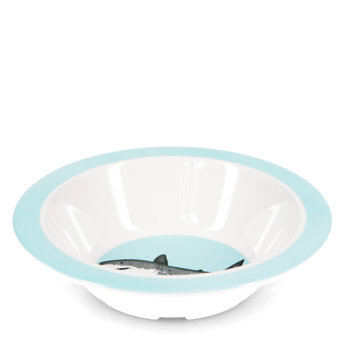 essschale aus melamin für kinder - sharks