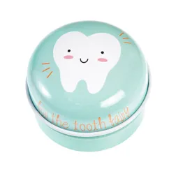 tooth fairy tin - blue tooth fairy tin - blue