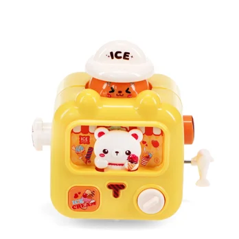 aufziehbarer renn-eiswagen - gelb aufziehbarer renn-eiswagen - gelb