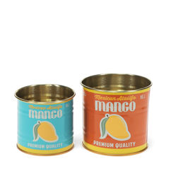 mini mango storage tins (set of 2)