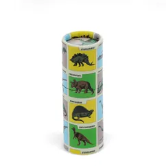 tube of colouring pencils - prehistoric land tube of colouring pencils - prehistoric land