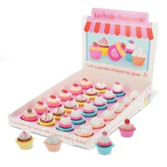 mini berry scented lip gloss (assorted) - cupcake mini berry scented lip gloss (assorted) - cupcake
