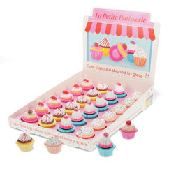 baume à lèvres parfumé mini baies (assortiment) - cupcake