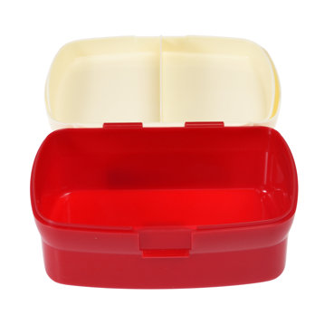 lunchbox mit herausnehmbarem fach space age