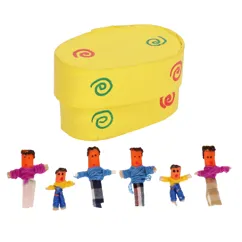 mini personnes d'inquiétude dans une boîte mini personnes d'inquiétude dans une boîte