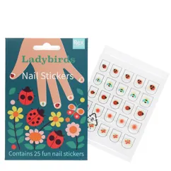 children's nail stickers - ladybird children's nail stickers - ladybird