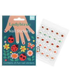 children's nail stickers - ladybird
