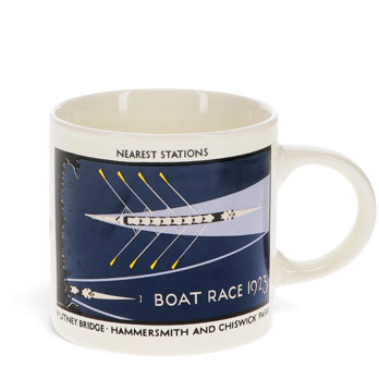 ceramic mug - tfl vintage poster "boat race"