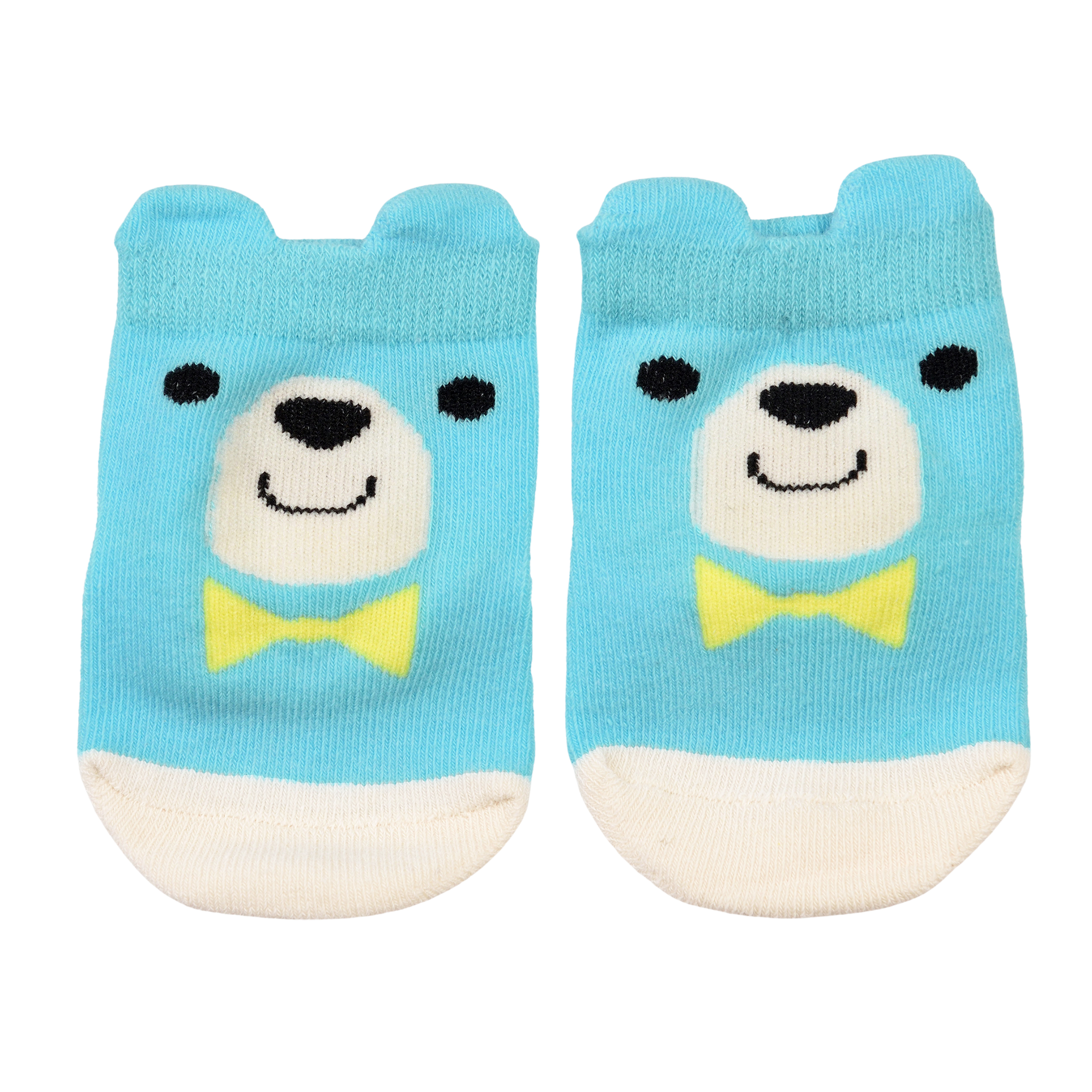 pair of baby socks - blue bear
