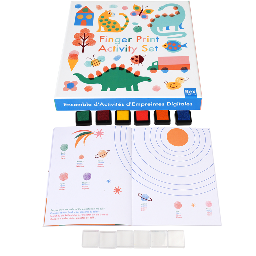 ensemble d'activités d'empreintes digitales