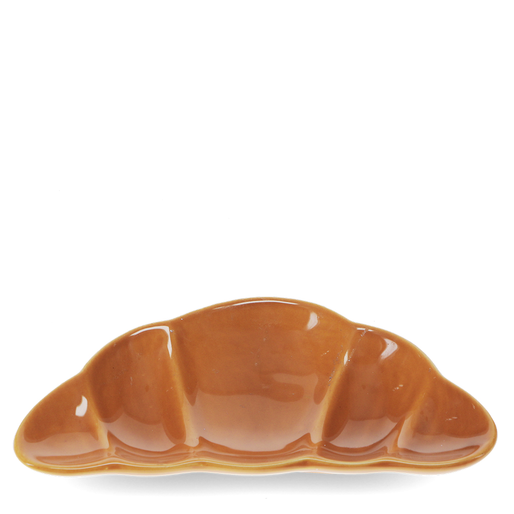 ceramic trinket dish - croissant