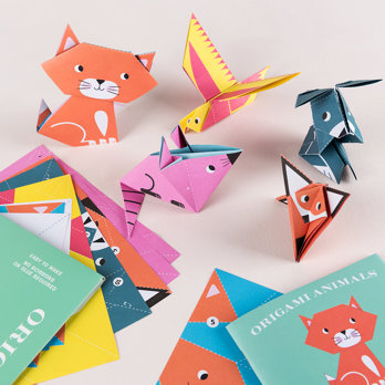 children's origami kit - animals
