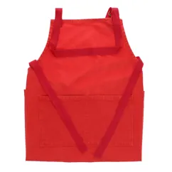 two-tone utility apron - red two-tone utility apron - red