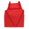 two-tone utility apron - red