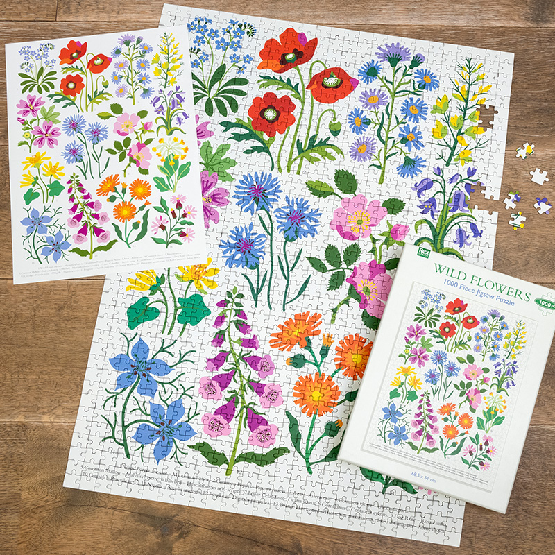 jigsaw puzzle (1000 pieces) - wild flowers